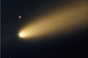 Although it may be far, Tsuchinshan-ATLAS lit up the sky as captured by a telescope. Tsuchinshan–ATLAS is the brightest comet to visibly appear in over a decade.