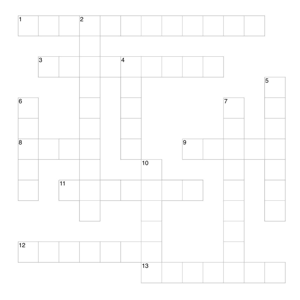 Crossword: Famous Cities