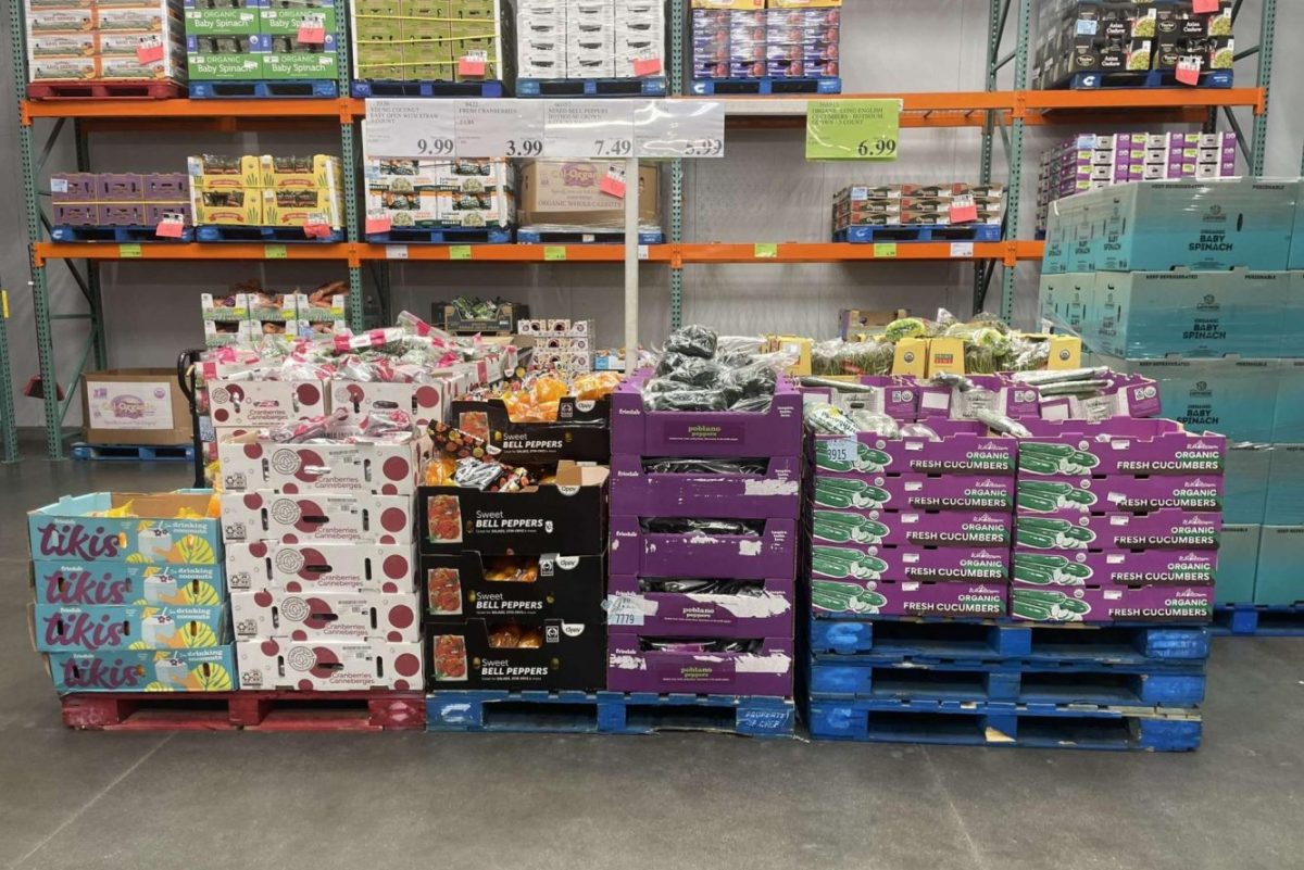 Costco offers a wide selection of vegetables available in bulk, ideal for customers looking to stock up.