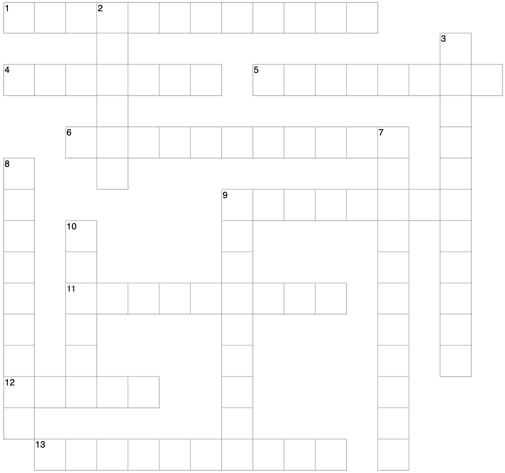 Crossword: Time Machine