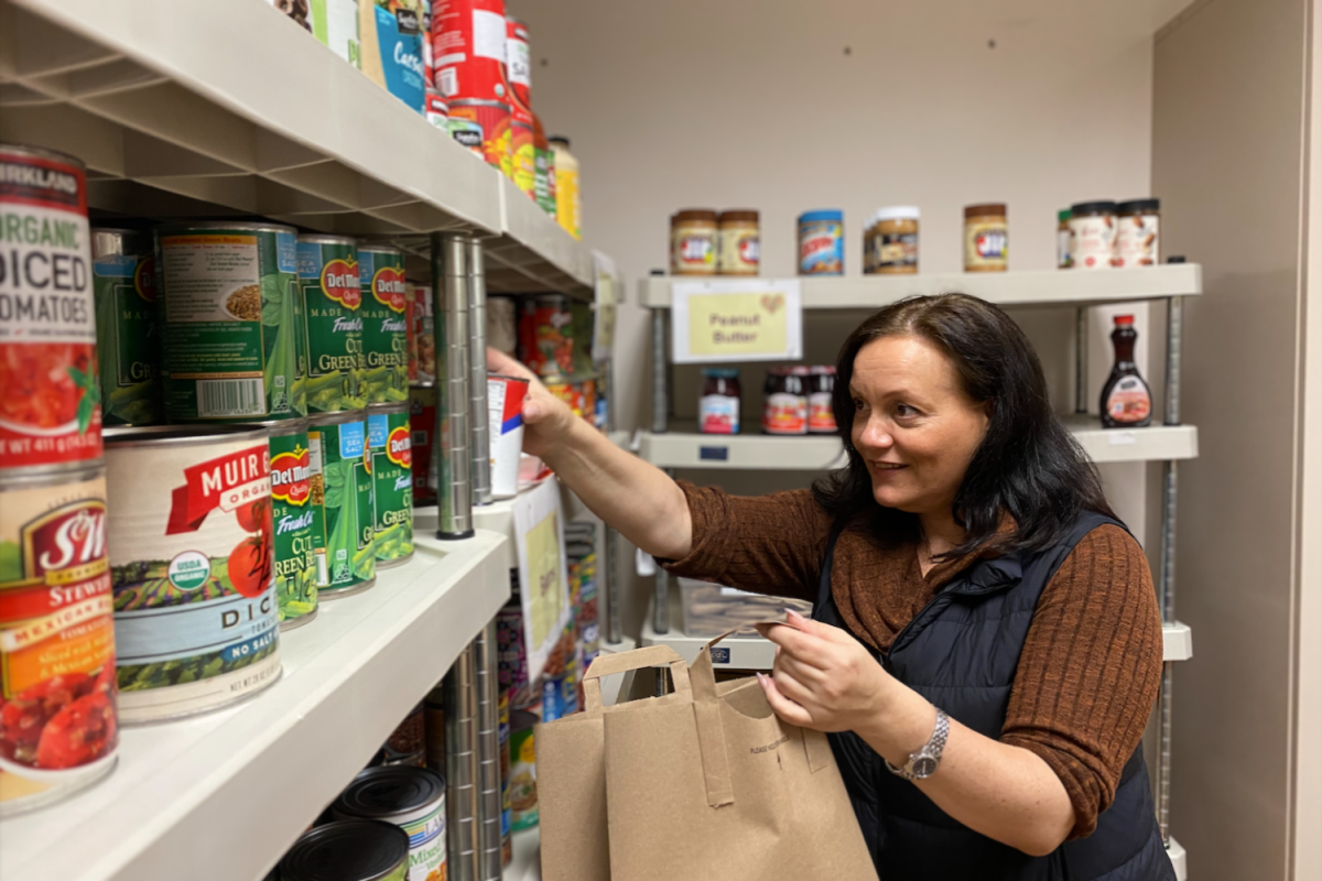 With four 100-square-foot food pantries in Palo Alto, San Francisco, San Mateo, and San Rafael, the JFCS Food Bank has just enough space to successfully feed all its customers every month. Unlike a traditional food bank, JFCS clients make weekly visits to each pantry to "shop" for food, forcing them to always be clean, organized, and accessible. "I mark all the cans and boxes with expiration dates and stack and organize the pantries to make them look like a grocery store. So, when our food bank clients come in to shop, it's easy for them to navigate," Green said.