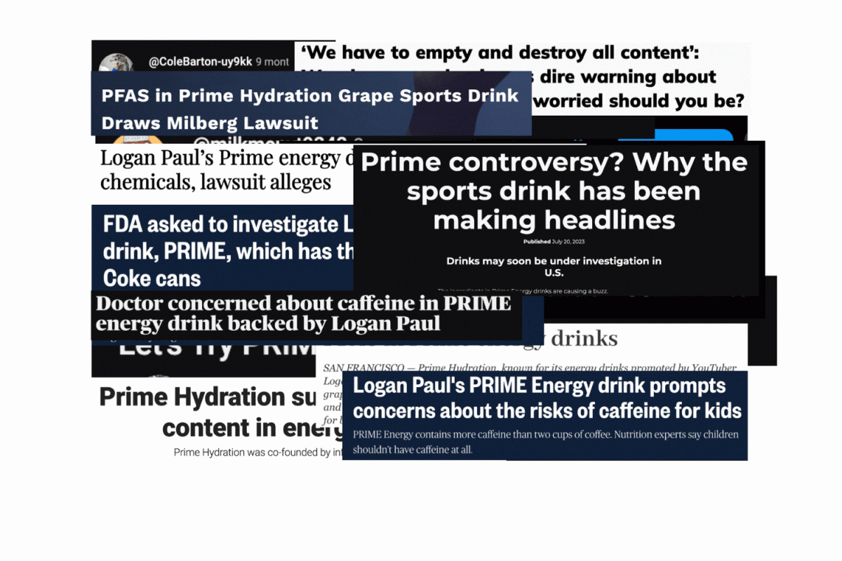 Prime, a sports drink made by Logan Paul and Olajide Olatunji, has a large audience online with consumers producing content and posting comments on the product. This drink brand has gained massive popularity as a result of these influencers’ followings being in the millions. On the other hand, news outlets have reported concerns regarding the safety of Prime for children. Investigations and lawsuits have been made against the product concerning the chemicals used in it.