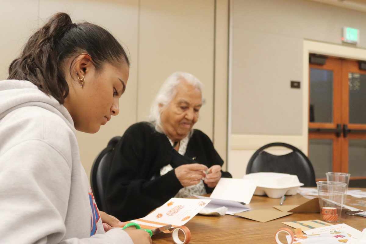 Ellora Mehta and her grandmother bond as they make recipe cards together. "It was great to learn different recipes that my grandmother uses from the recipe cards we made," Mehta said.