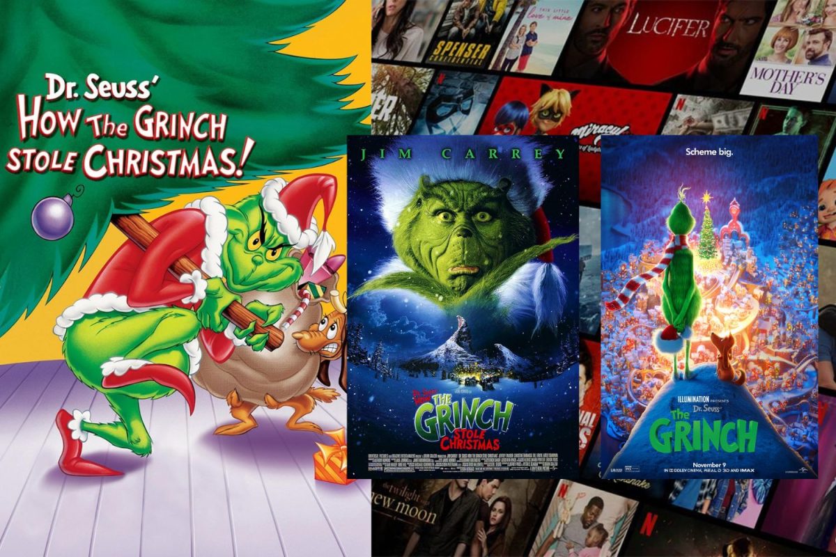 The original cover of "How the Grinch Stole Christmas" depicts the Grinch stealing a Christmas tree. "I grew up on the original,"  Oey said.