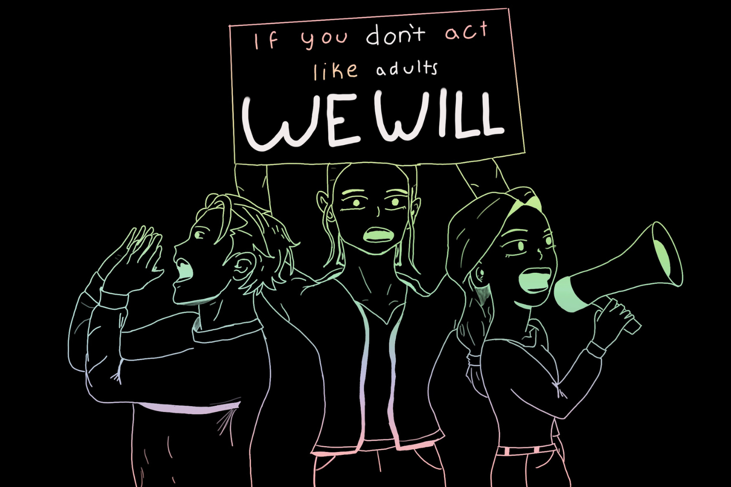 Youth activism has been prominent especially in modern times with youth being a driving force behind movements advocating for things like climate change.