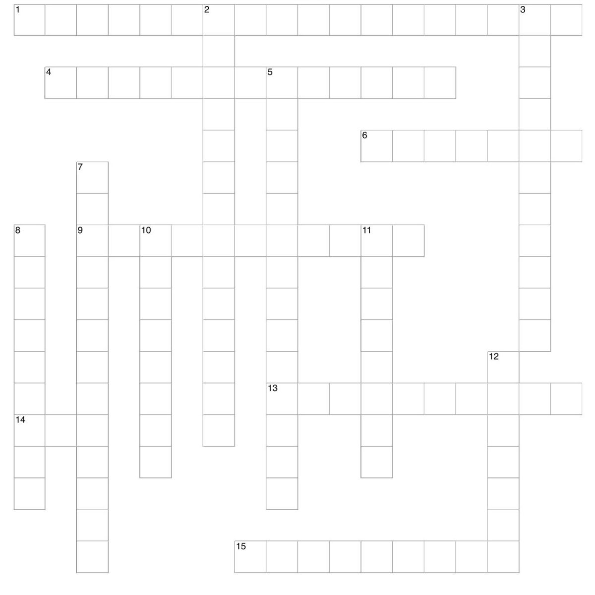 Crossword: Child's Play