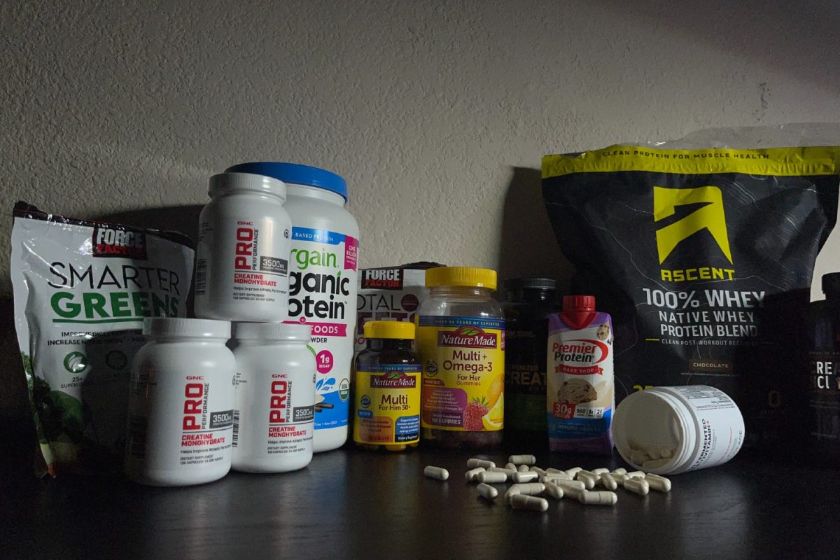 Countless bottles of supplements cover the counter of an average teenager. This spread of supplements empowers workout routines, providing the nutrients to build strength and recover efficiently. "Depending on the supplement, I get different benefits. For example, from multivitamins I get a clearer mental space throughout the day, less soreness, quicker recovery, and feeling better and sharper," Nathan Man said. 