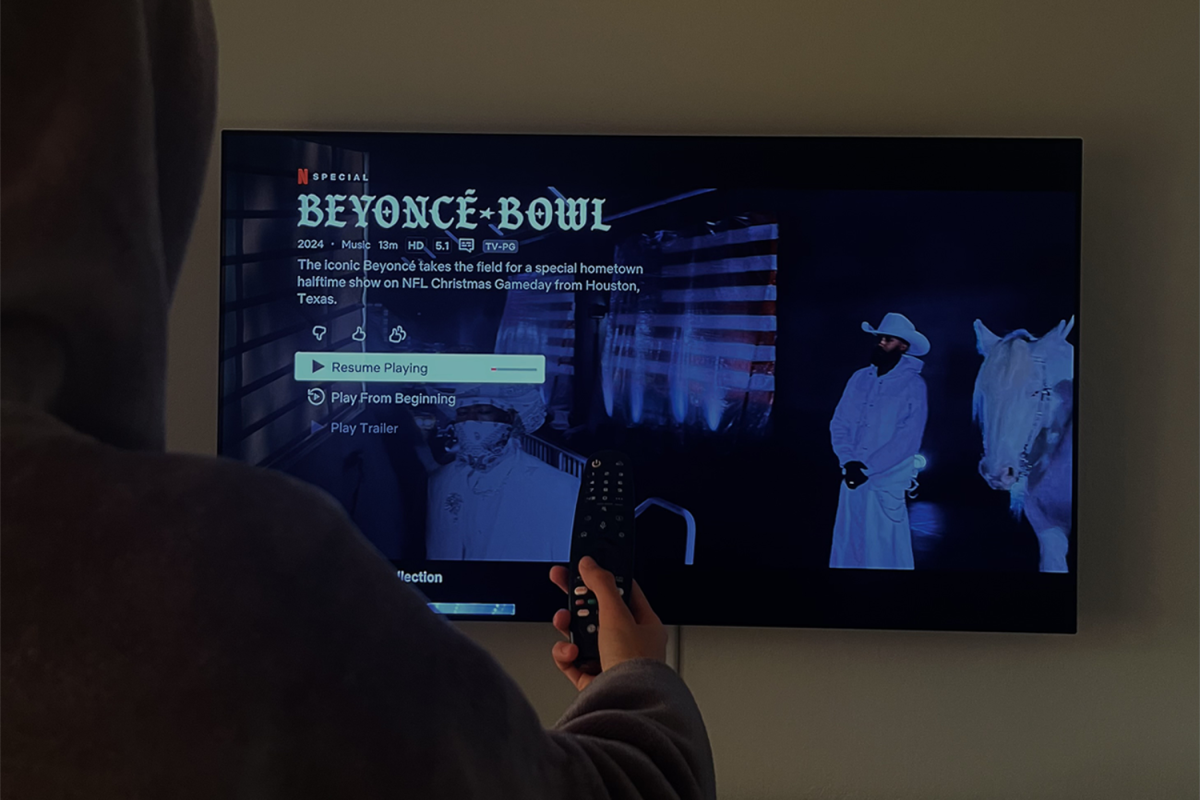 Beyonce Bowl is now available on the live streaming platform Netflix. "I get to watch this high quality performance whenever I want," said Hana Yamawaki. "It's revolutionary."