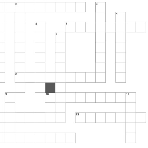 Crossword: SAT words