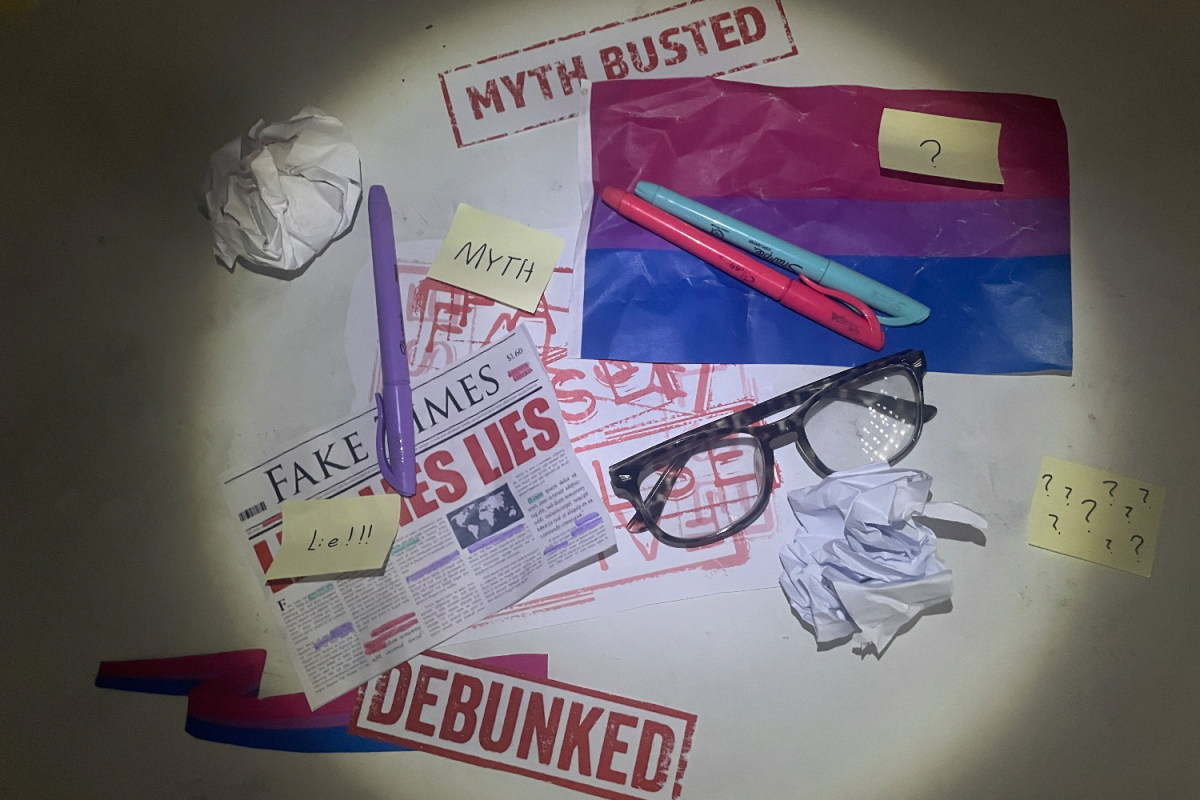 Misconceptions about the LGBTQ+ community are integrated into everyday life and profoundly affect how queer people are viewed. Bisexual people often feel pressure to "pick a side," which can crack their sense of identity. Debunking those myths through education can help prevent further lies from being spread. 
