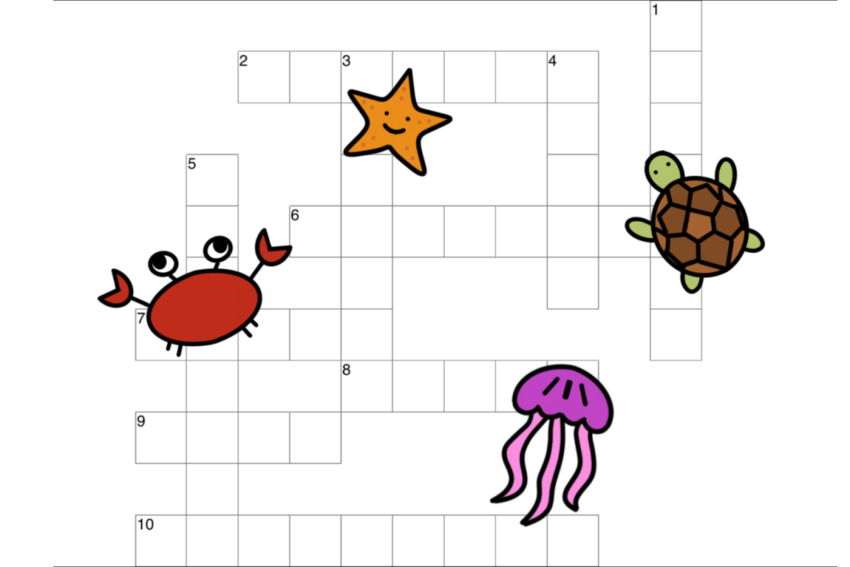 Crossword: Ocean Animals