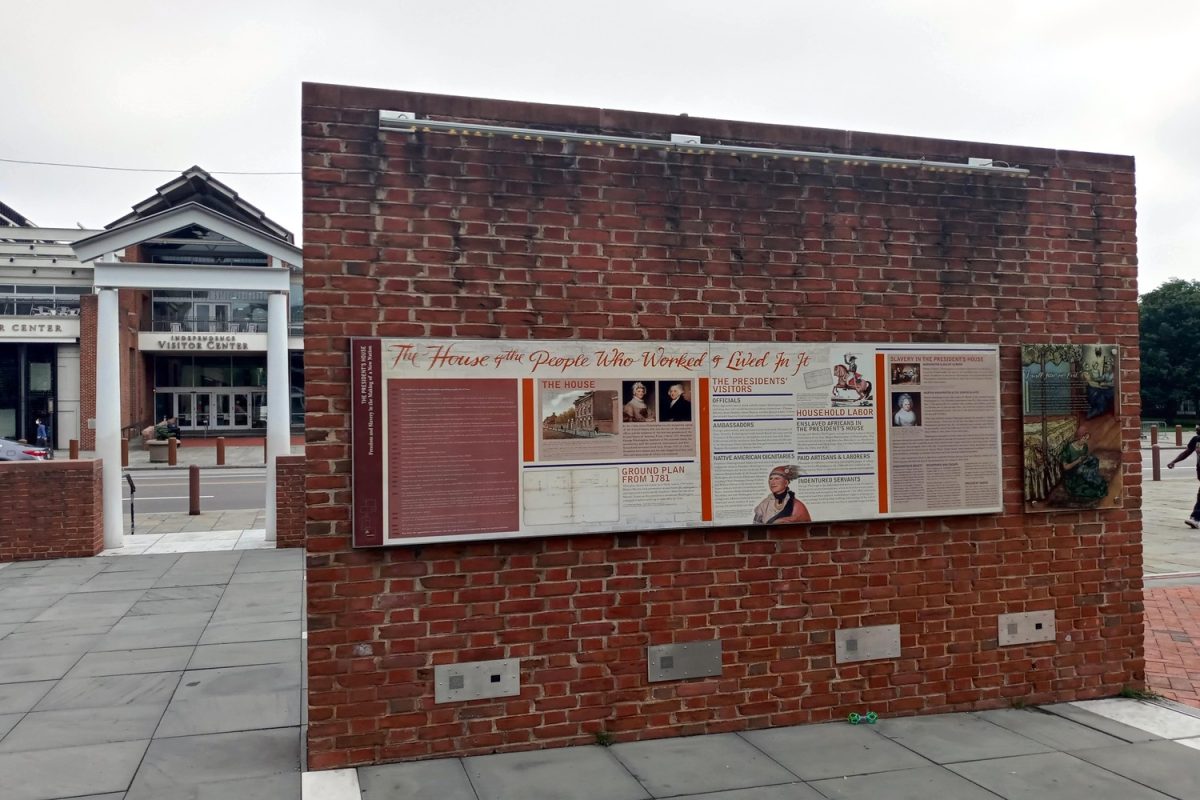 The "Freedom and Slavery in the Making of a New Nation" exhibit in Philadelphia educates visitors about slavery during the colonial era. This sign, along with others in national parks across the nation, was recently removed by the federal government. "We believe that removing history is not compatible with the Organic Act, which was the act that created the National Park System. That was about preserving our cultural and natural history," said Dennis Arguelles, the Southern California director of the National Parks Conservation Association.