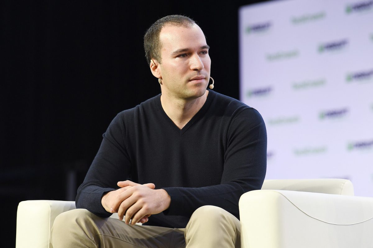 OpenAI co-founder Greg Brockman speaks at the TechCrunch Disrupt San Francisco 2019 event. Brockman has been a significant financial contributor to the super PAC Leading the Future, which seeks to expand federal AI regulation. "One of the big fights that we've seen is whether the federal government can stop states from putting their own regulations on AI," said David Meyers, a director at OpenSecrets.