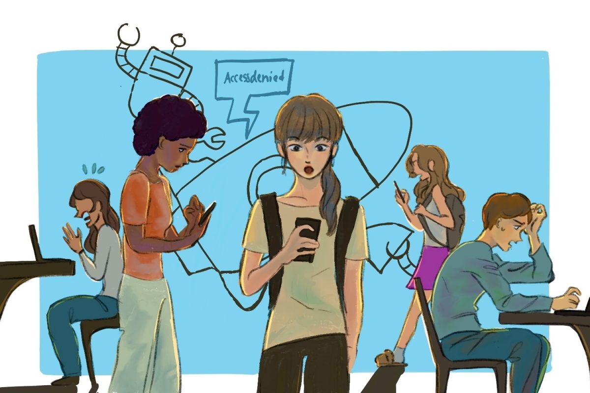 An "Access Denied" error looms over frustrated students as the Canvas security breach unfolds. The breach disrupted learning for students worldwide but didn't impact every student in the same capacity. Some lost all access to classroom materials over the weekend, some received emailed coursework from teachers, and others didn't notice the breach at all.